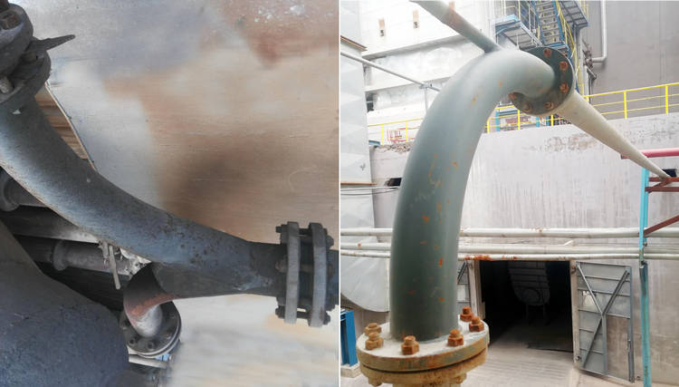 KB88凯时官网牌耐磨陶瓷输灰管道的乐成案例