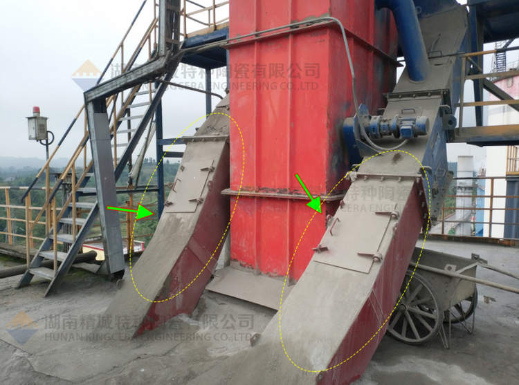 KB88凯时官网特瓷牌耐磨陶瓷内衬下料溜槽