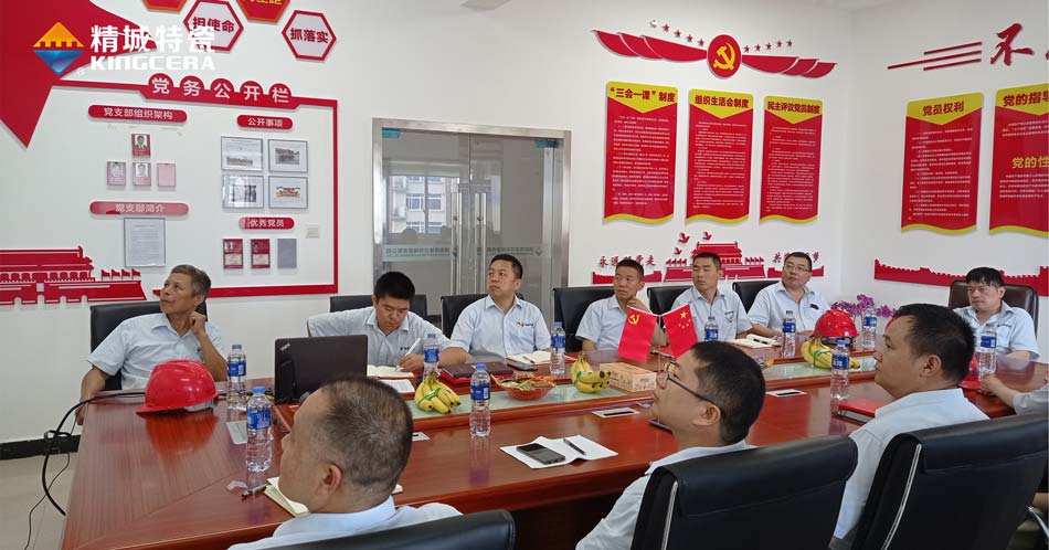 KB88凯时官网特瓷党支部组织寓目庆祝中国共产党建设100周年大会现场直播