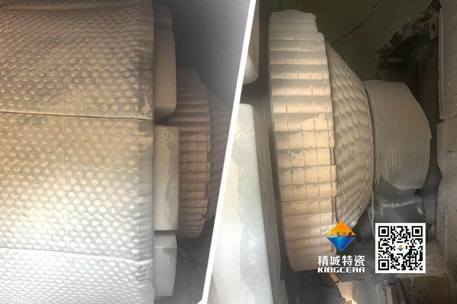 水泥厂磨辊轴ZTA陶瓷；；ふ质倜由熘4年以上