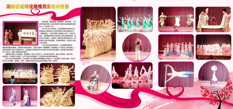 湖南KB88凯时官网赞助燕赵·恒爱残疾人艺术团圆满演出