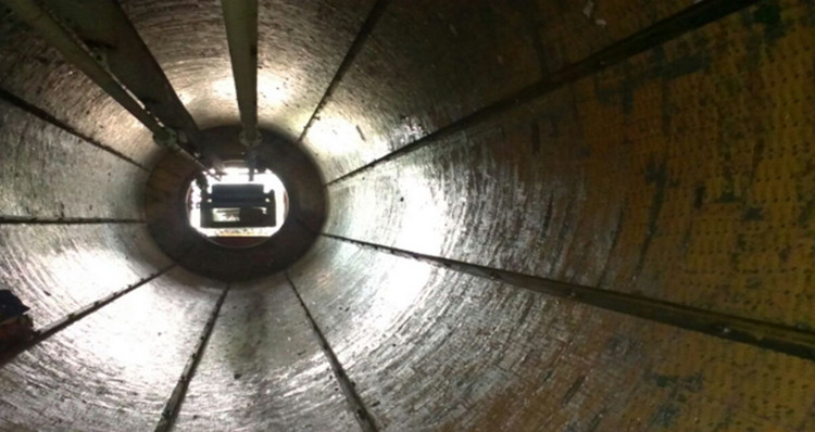 安徽某烧结厂圆筒混淆机使用KB88凯时官网耐磨陶瓷衬板