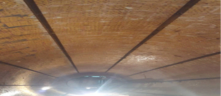 湖北某烧结厂圆筒混淆机使用KB88凯时官网耐磨陶瓷衬板